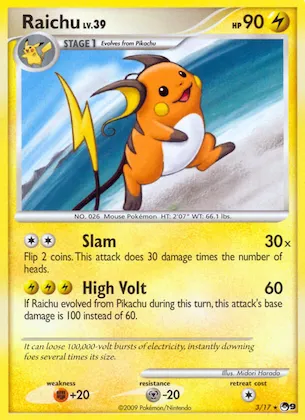Raichu #3 – POP Series 9