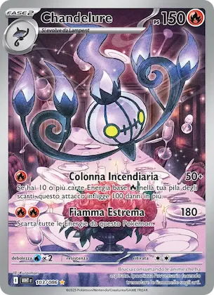 Chandelure 103 – Fuoco Bianco