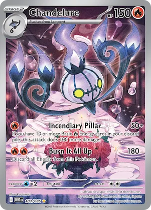 Chandelure #103 – White Flare