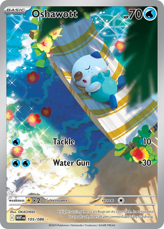 Oshawott #105 – White Flare