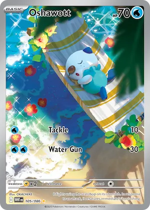 Oshawott #105 – White Flare