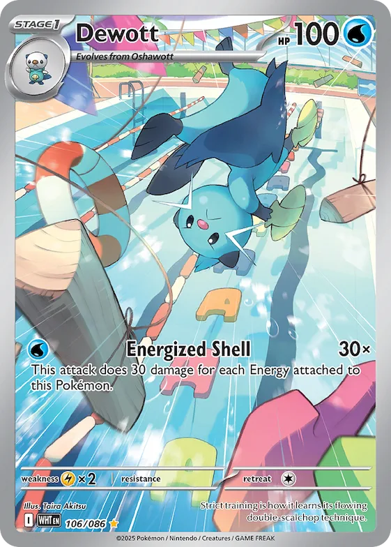 Dewott #106 – White Flare