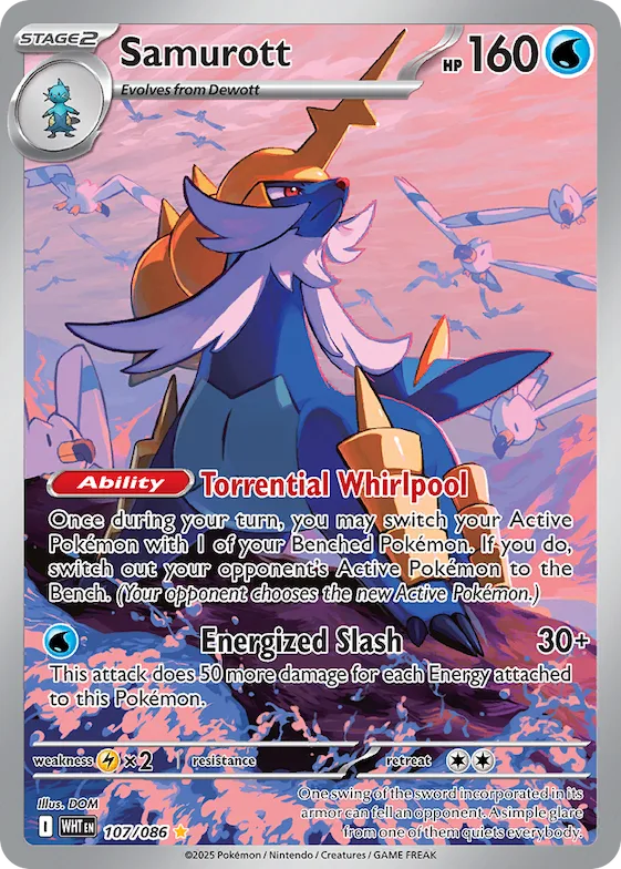 Samurott #107 – White Flare