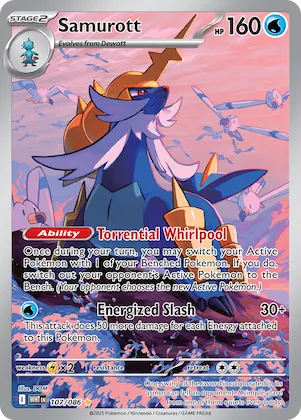 Samurott #107 – White Flare