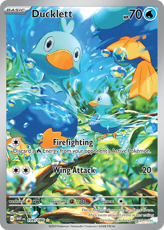 Ducklett #109 – White Flare