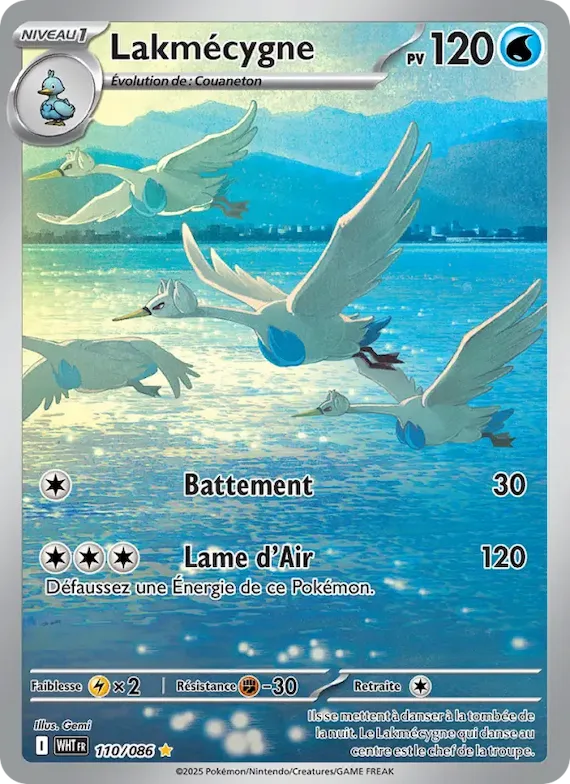 Lakmécygne 110 – Flamme Blanche