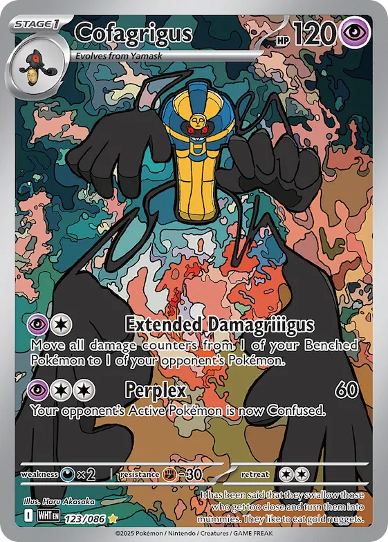 Cofagrigus #123 – White Flare