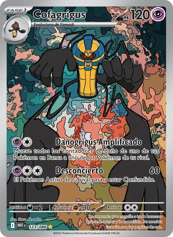 Cofagrigus 123 – Llama Blanca