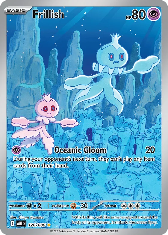 Frillish #126 – White Flare