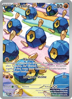 Kiesling Nr. 127 – Weiße Flammen