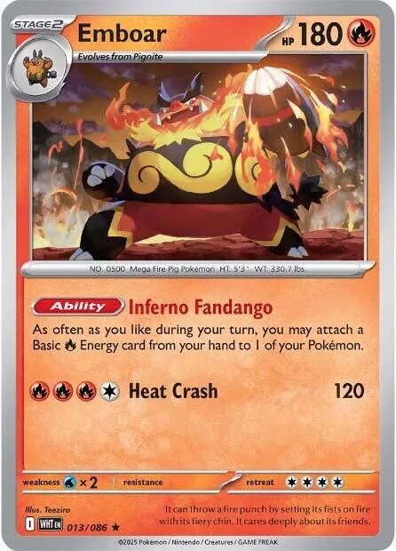 Emboar 13 – Llama Blanca