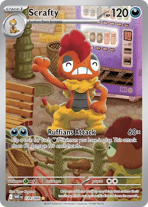Scrafty #139 – White Flare