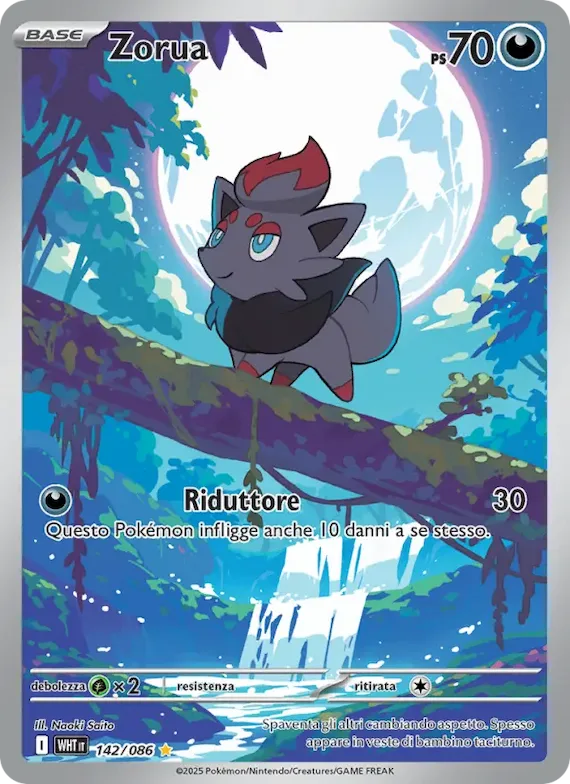 Zorua 142 – Fuoco Bianco