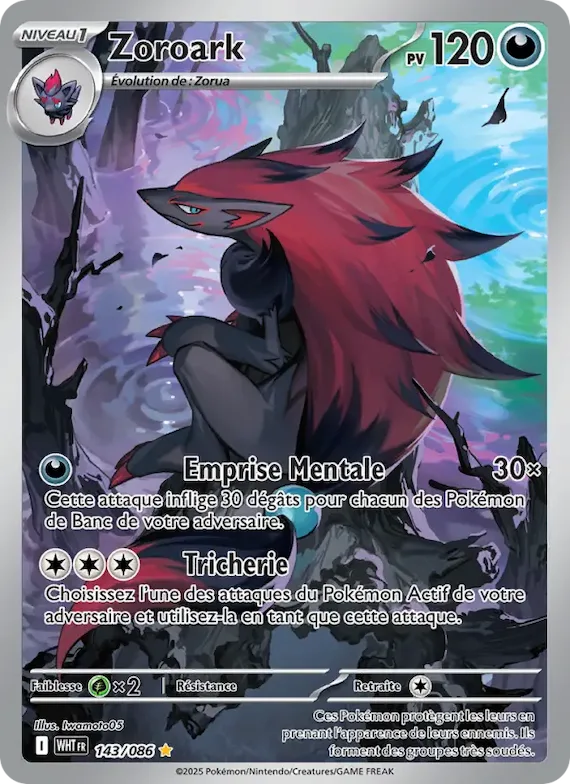 Zoroark 143 – Flamme Blanche