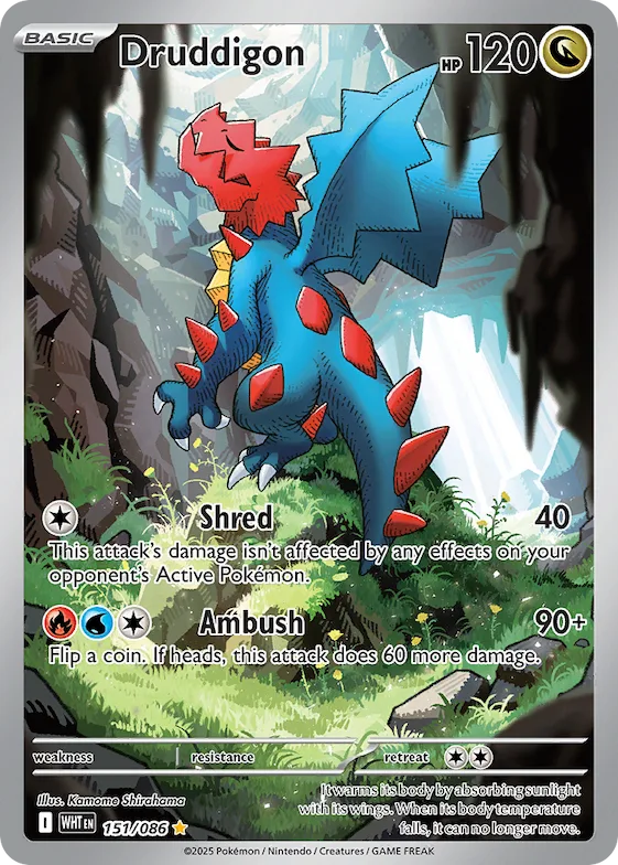 Druddigon #151 – White Flare