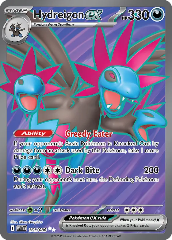 Hydreigon ex #161 – White Flare