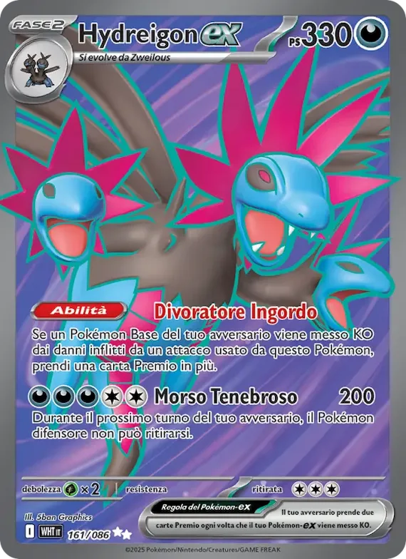 Hydreigon-ex 161 – Fuoco Bianco