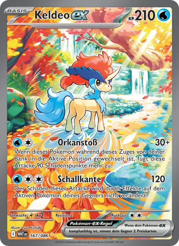 Keldeo-ex 167 – Weiße Flammen