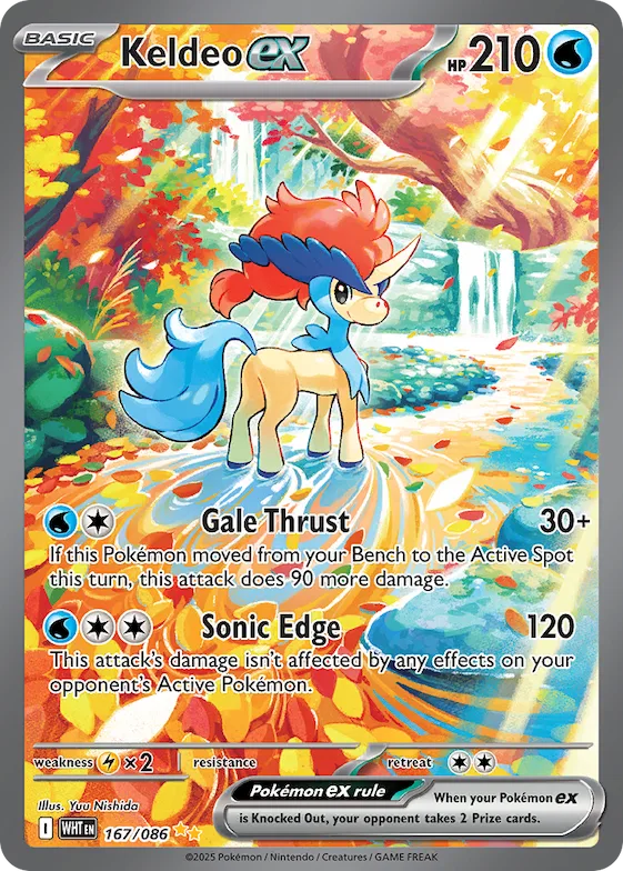 Keldeo ex #167 – White Flare
