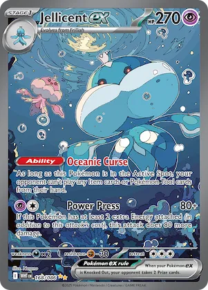 Jellicent ex #168 – White Flare