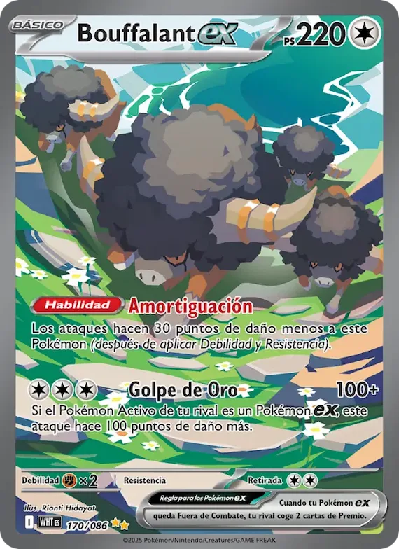 Bouffalant ex 170 – Llama Blanca
