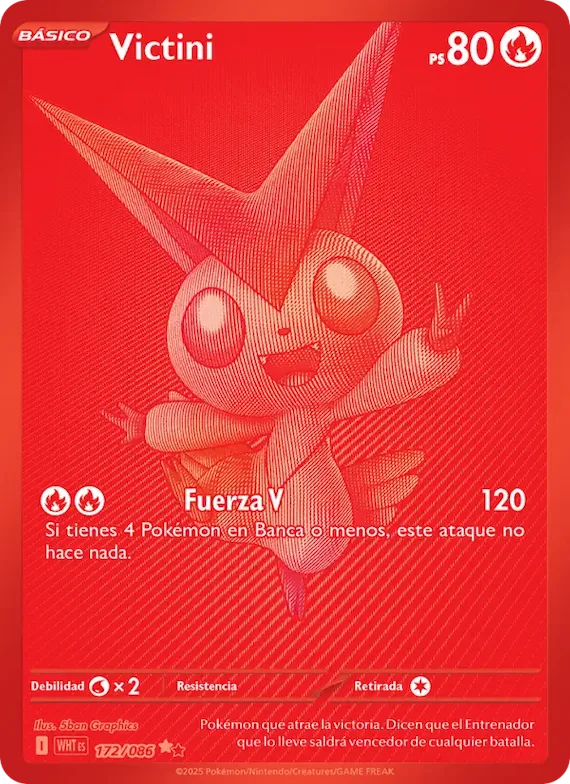 Victini 172 – Llama Blanca