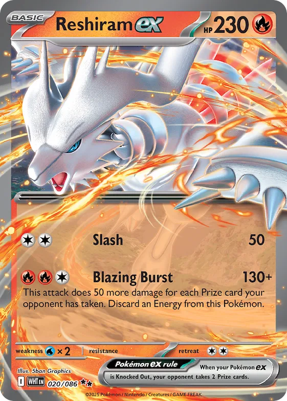 Reshiram ex #20 – White Flare