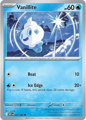 Vanillite #27 – White Flare