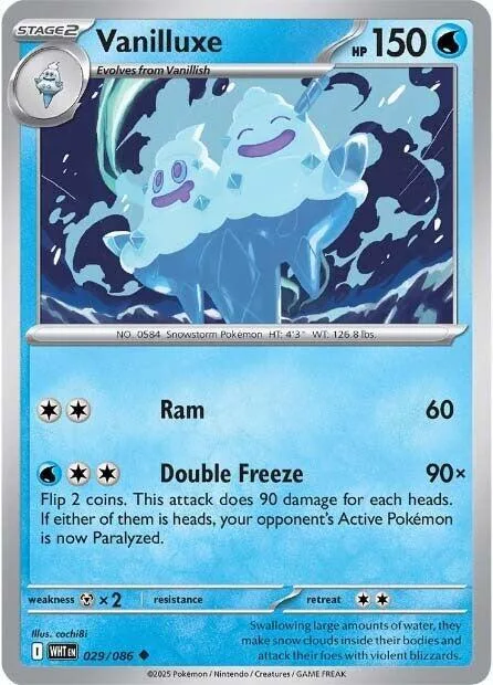 Vanilluxe 29 – Llama Blanca