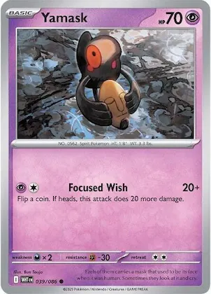Yamask #39 – White Flare