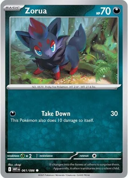 Zorua 61 – Flamme Blanche