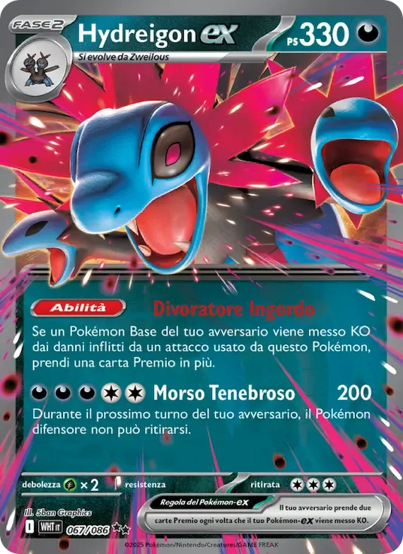 Hydreigon-ex 67 – Fuoco Bianco
