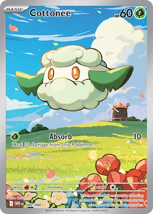 Cottonee #90 – White Flare