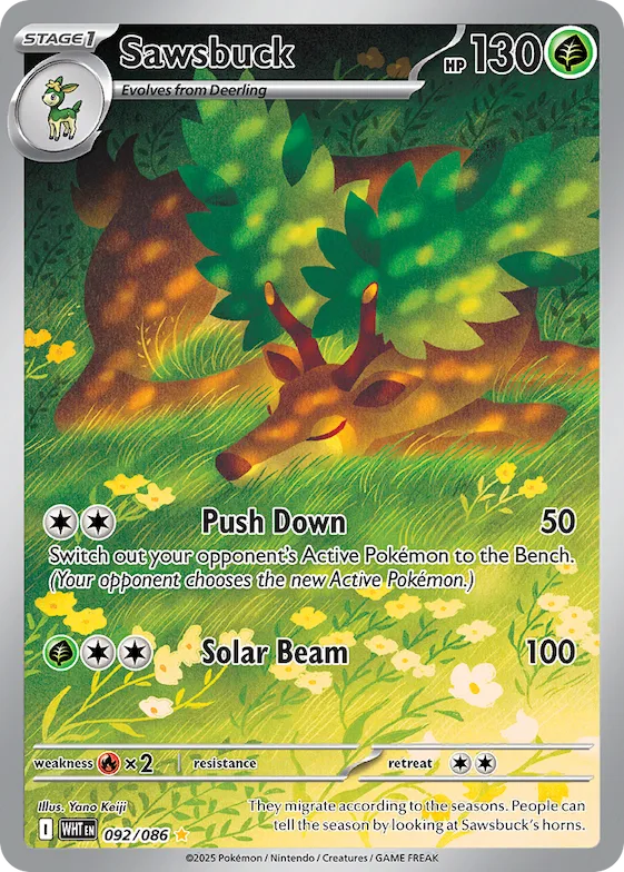Sawsbuck #92 – White Flare