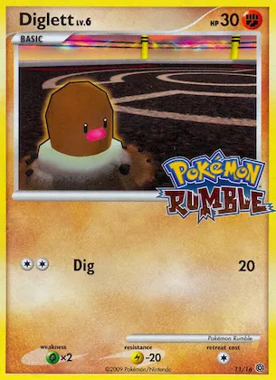 Diglett #11 – Pokémon Rumble
