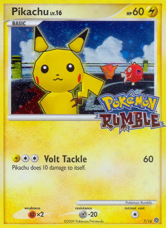 Pikachu #7 – Pokémon Rumble