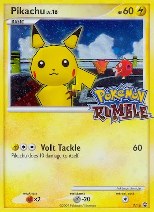 Pikachu #7 – Pokémon Rumble