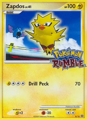 Zapdos Nr. 8 – Pokémon Rumble