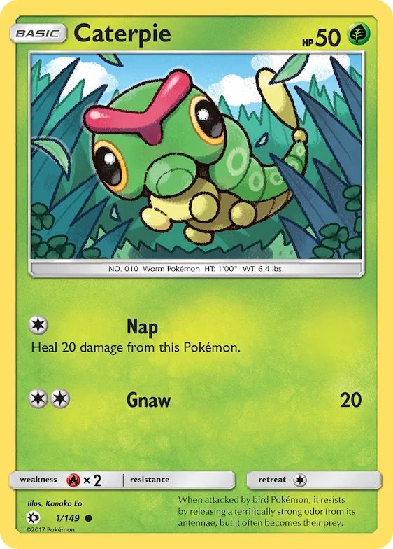 Caterpie 1 – Sol e Lua