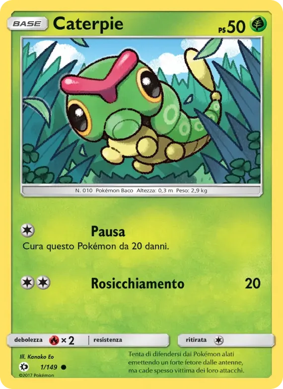 Caterpie 1 – Sole e Luna