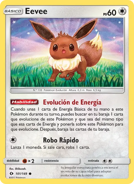 Eevee 101 – Sol y Luna