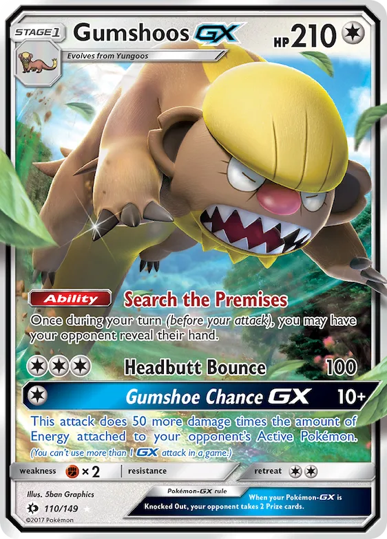 Gumshoos-GX #110 – Sun & Moon