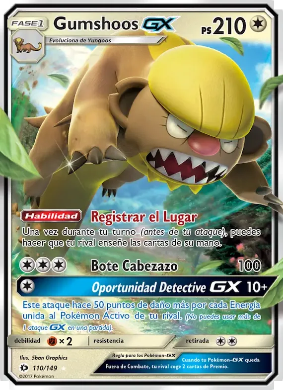Gumshoos GX 110 – Sol y Luna