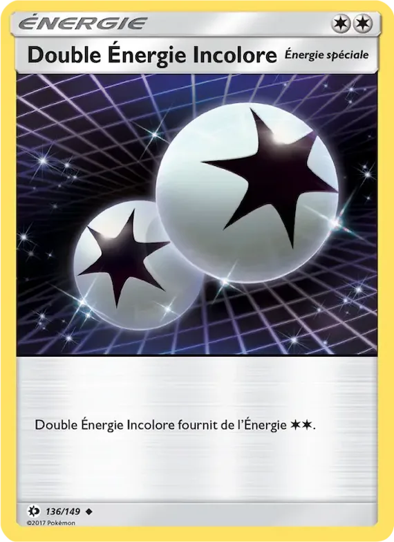Double Énergie Incolore 136 – Soleil et Lune