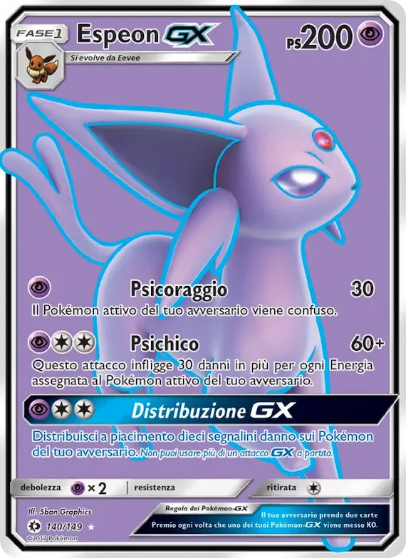 Espeon GX 140 – Sole e Luna