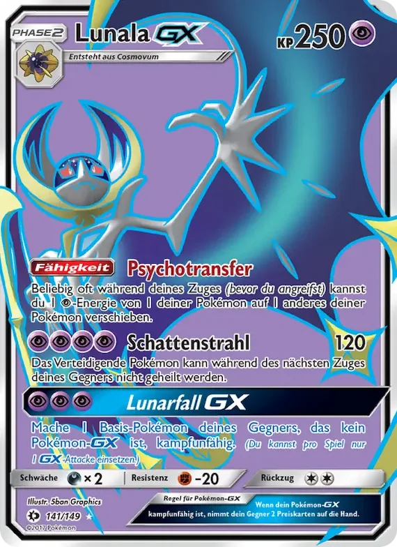 Lunala GX 141 – Sonne & Mond