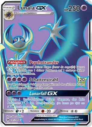Lunala GX Nr. 141 – Sun & Moon