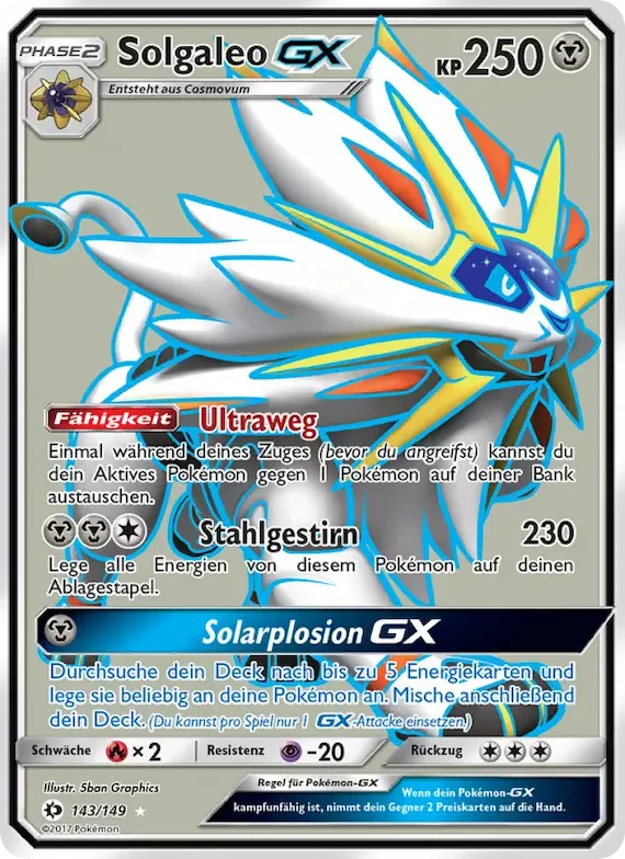 Solgaleo GX 143 – Sonne & Mond