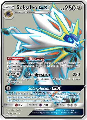 Solgaleo GX Nr. 143 – Sun & Moon