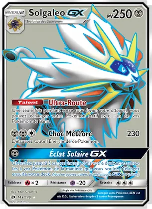 Solgaleo GX n° 143 – Soleil et Lune